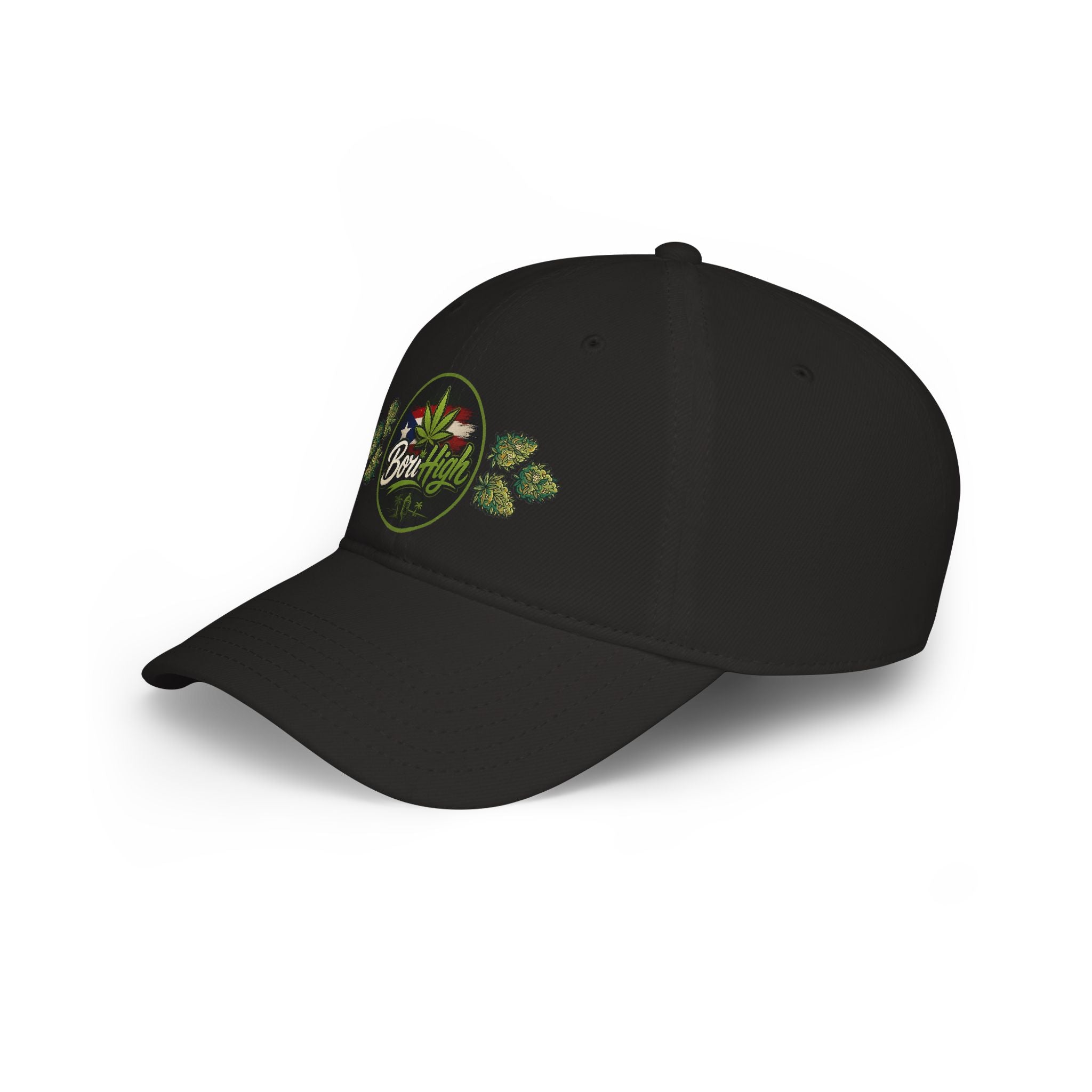 Born High Cannabis Embroidered Baseball Cap