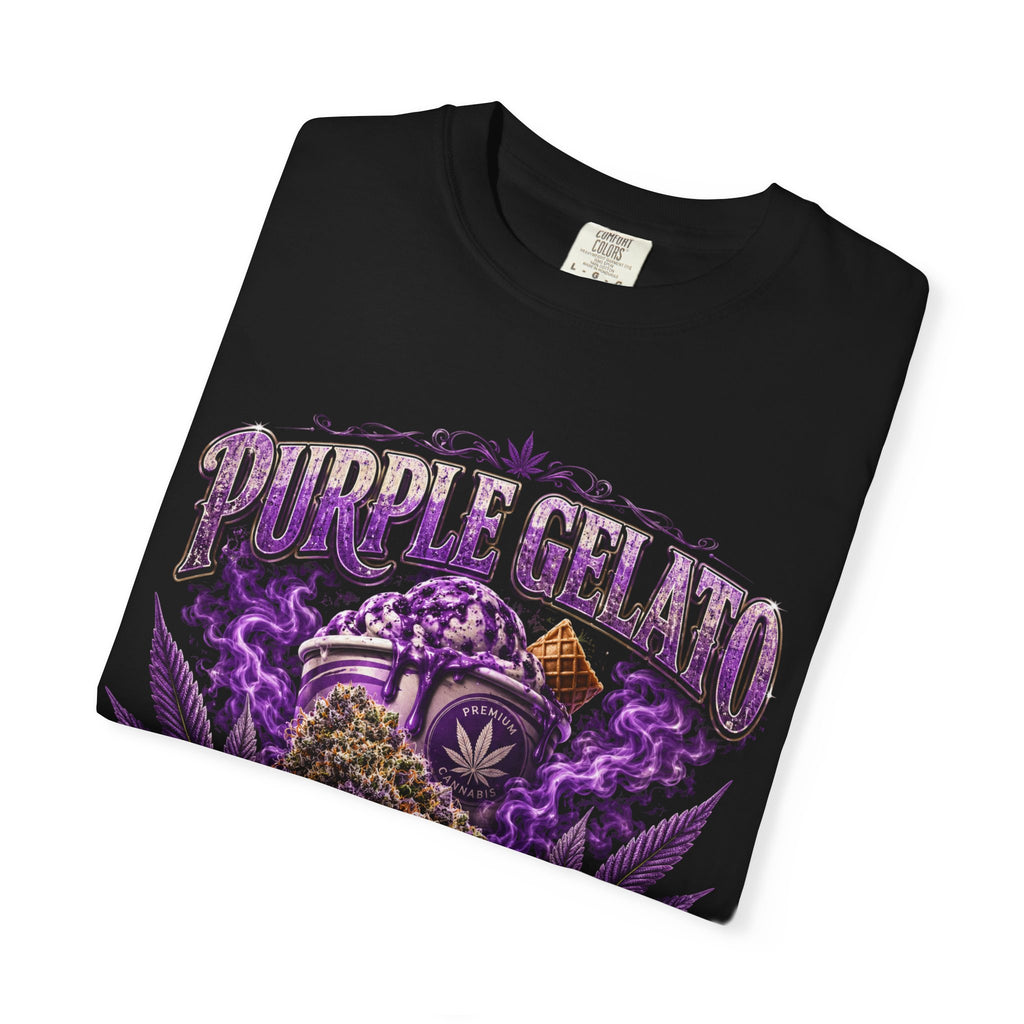 T-Shirt — "Purple Gelato" Cannabis Graphic Tee