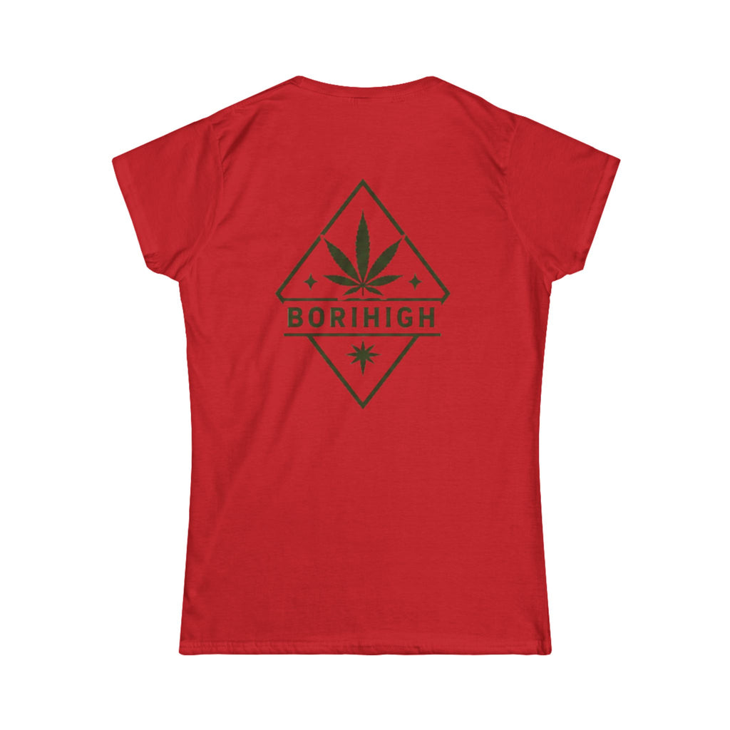 Good Vibes Only Tee — Women's Cannabis Leaf Graphic Shirt