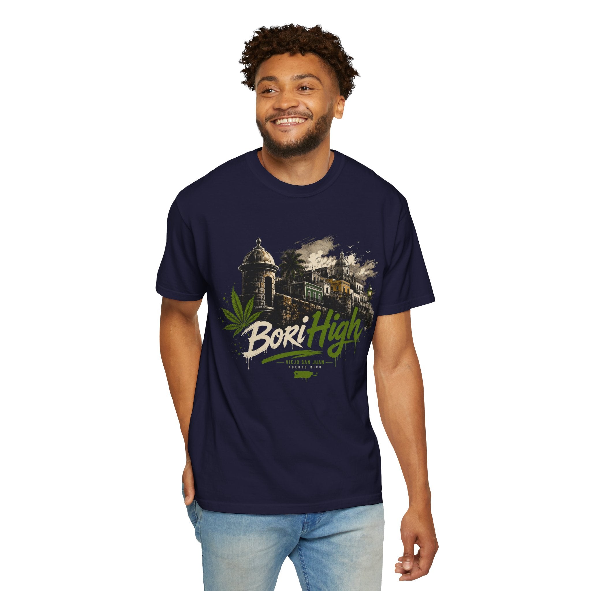 Bori High Puerto Rico Vintage Castillo Graphic T-Shirt